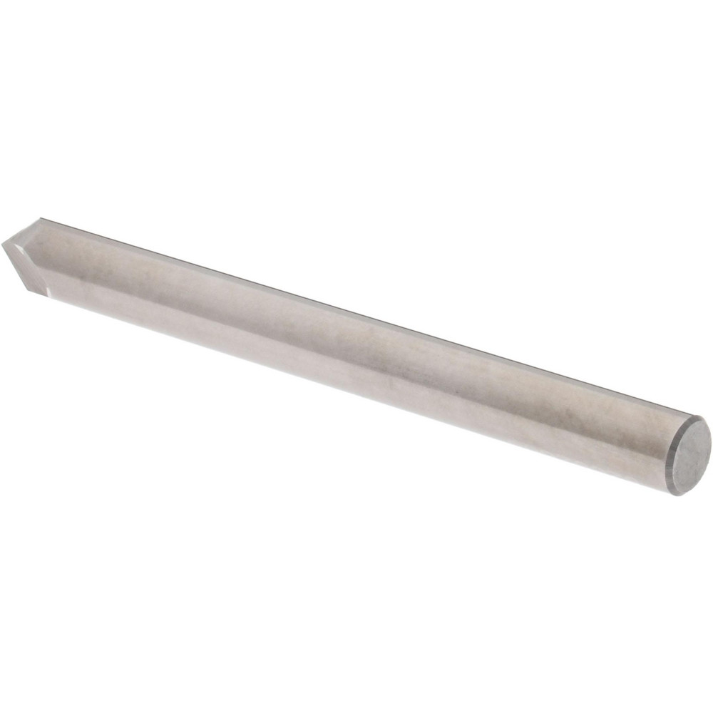 Accupro Chamfer Mill: 3/16" Dia, 3/16" Shank Dia, 82 deg, 2 Flute, Solid Carbide, Single End - 2500176