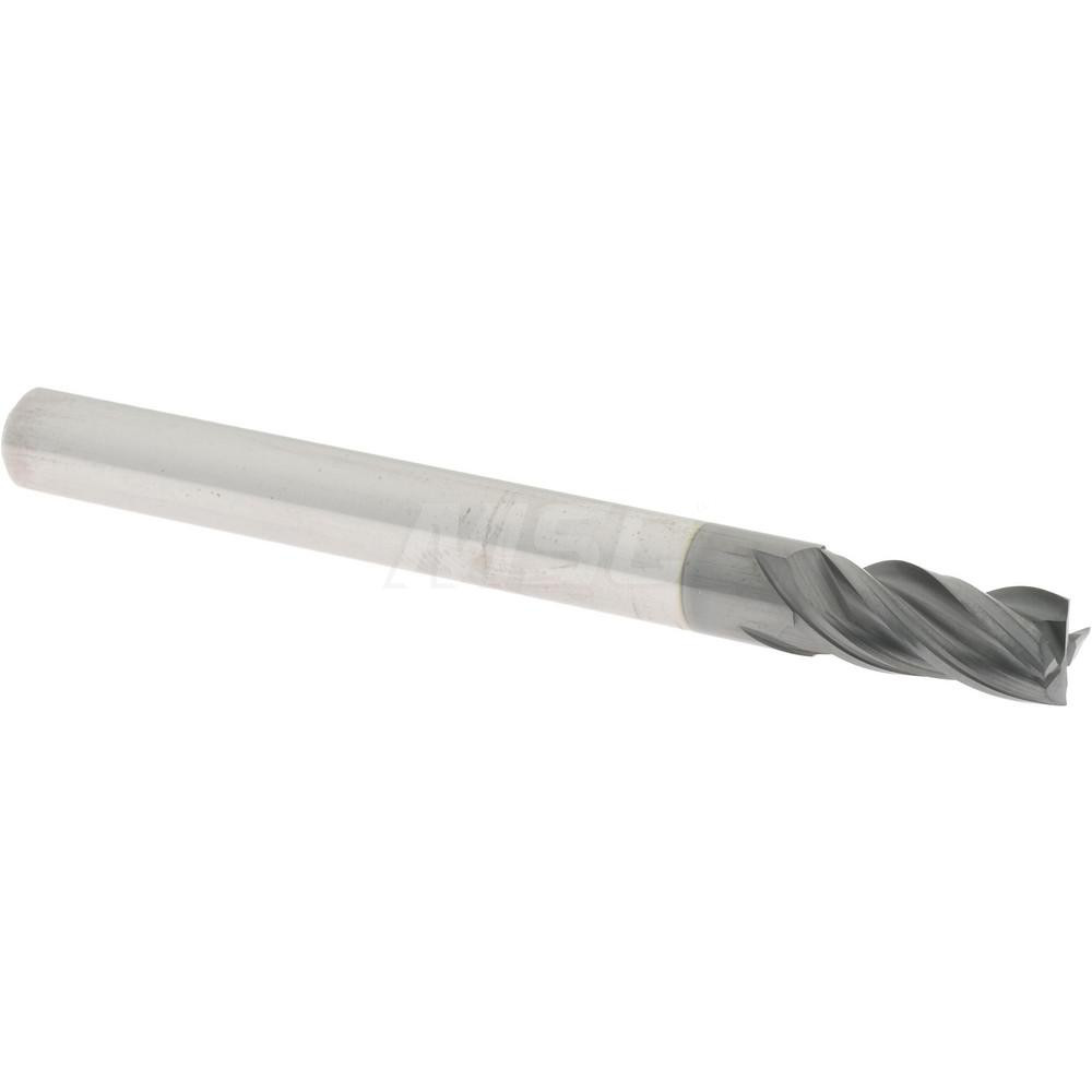 Hertel Countersink: 1/4" Head Dia, 60.00 deg Included Angle, 4 Flute, Solid Carbide, Right Hand Cut - 334-203050