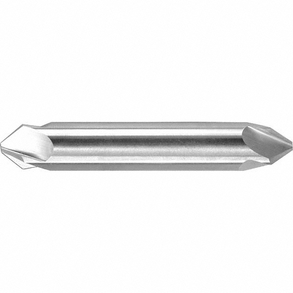 Hertel Countersink: 1/2" Head Dia, 100.00 deg Included Angle, 4 Flute, High-Speed Steel - GX89335566