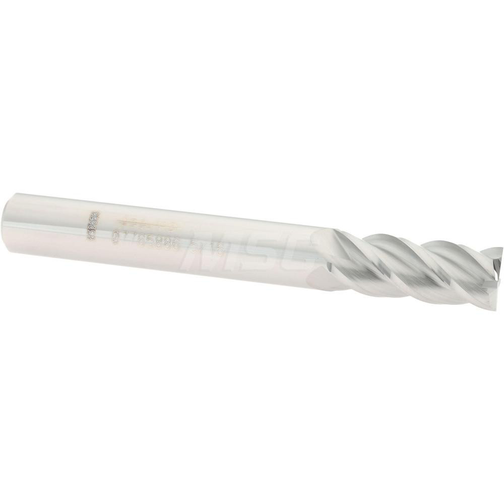 Harvey Tool Chamfer Mill: 5/16" Dia, 5/16" Shank Dia, 90 deg, 3 Flute, Solid Carbide, Single End - 977045
