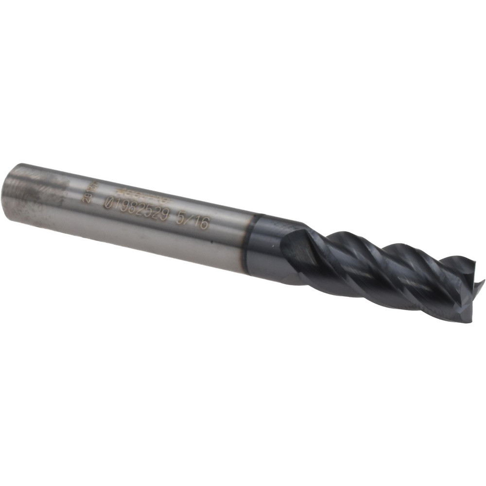 Harvey Tool Chamfer Mill: 5/16" Dia, 5/16" Shank Dia, 90 deg, 3 Flute, Solid Carbide, Single End - 977045
