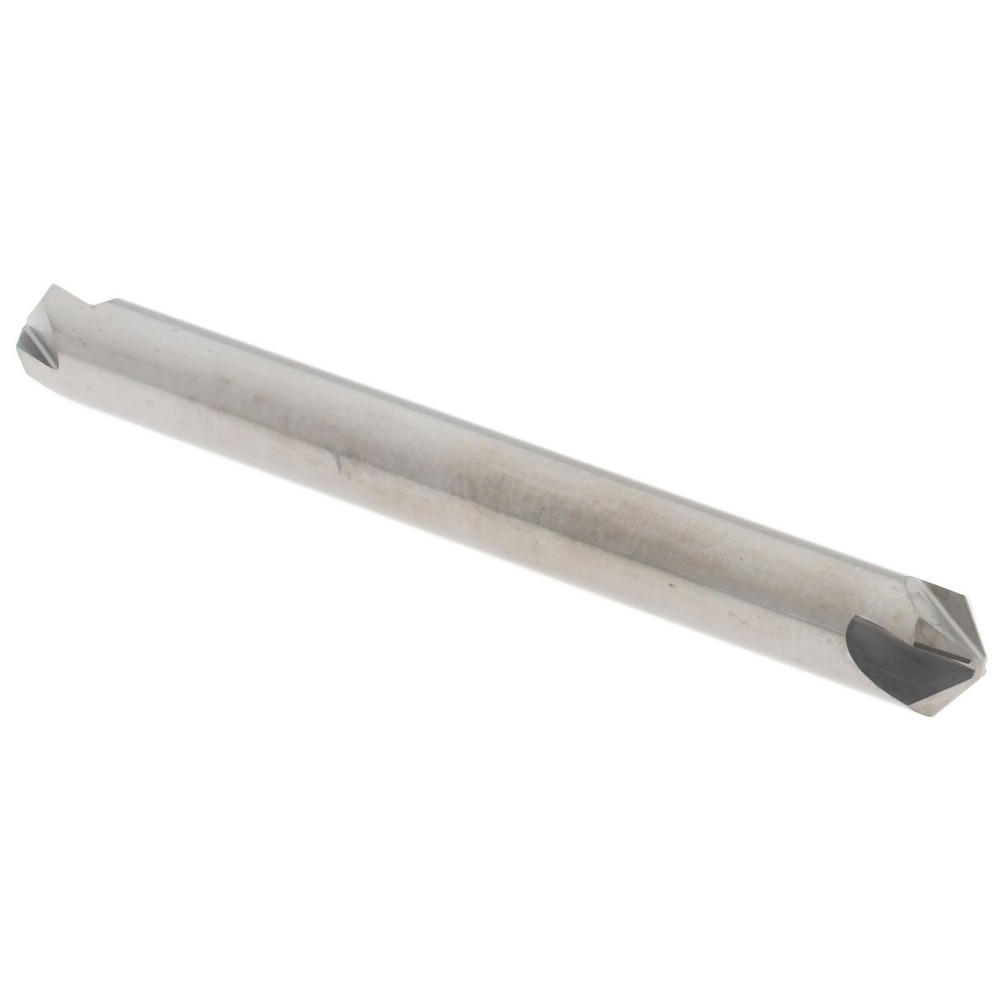 Hertel Countersink: 3/16" Head Dia, 100.00 deg Included Angle, 4 Flute, Solid Carbide, Right Hand Cut - 334-302080