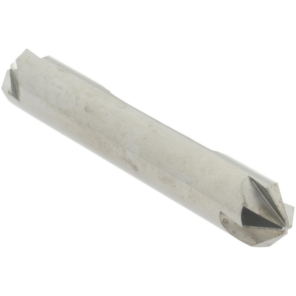 Hertel Countersink: 3/8" Head Dia, 90.00 deg Included Angle, 4 Flute, Solid Carbide, Right Hand Cut - 334-205070