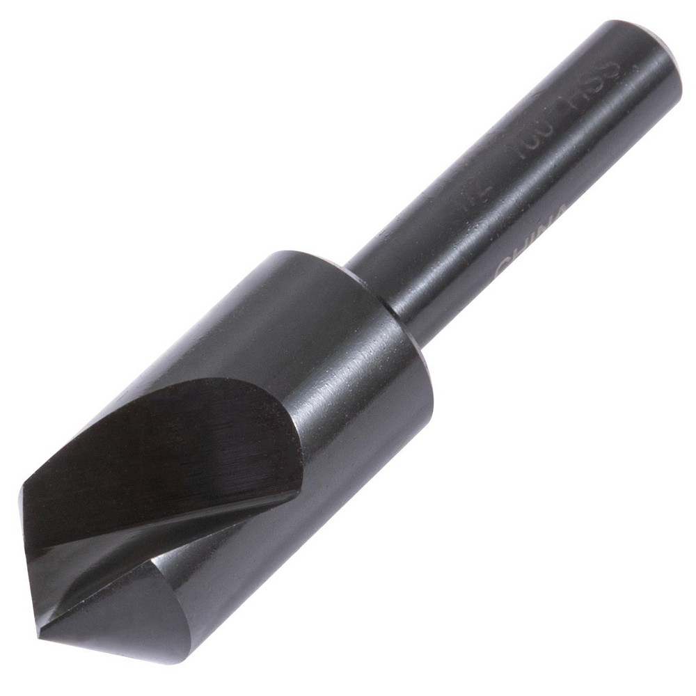 Hertel Countersink: 1/2" Head Dia, 100.00 deg Included Angle, 1 Flute, High-Speed Steel, Right Hand Cut - GX89340319