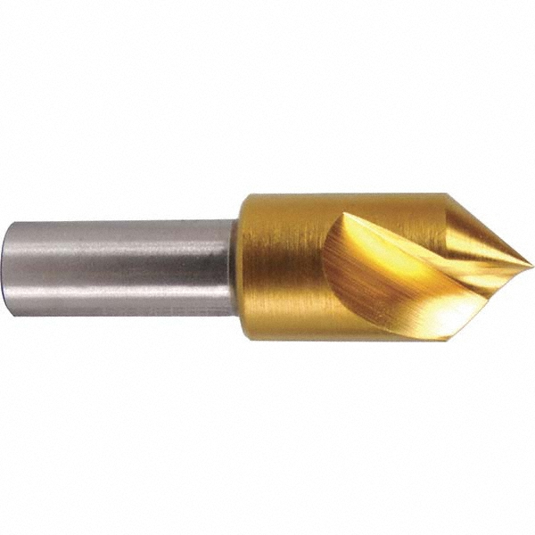 Melin Tool Countersink: 1-1/2" Head Dia, 82.00 deg Included Angle, 1 Flute, Cobalt Steel, Right Hand Cut - 19631