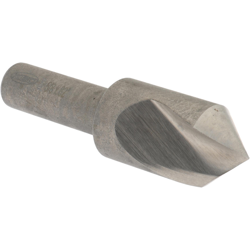 Hertel Countersink: 5/8" Head Dia, 100.00 deg Included Angle, 1 Flute, Solid Carbide, Right Hand Cut - 331-207080