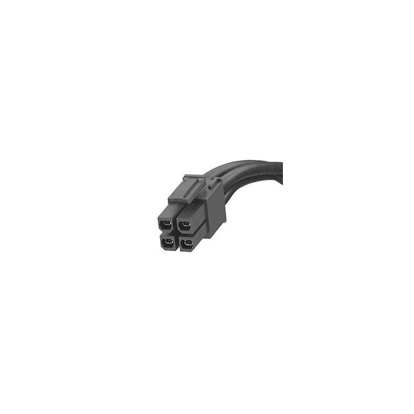 Molex Dc Power Cords Mega-Fit Cable Assy 4Ckt Dr 150Mm Blk - 451360401