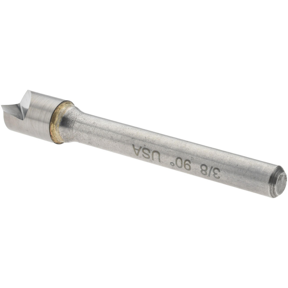 Titan USA Countersink: 3/8" Head Dia, 90.00 deg Included Angle, 1 Flute, Solid Carbide, Right Hand Cut - CS31224