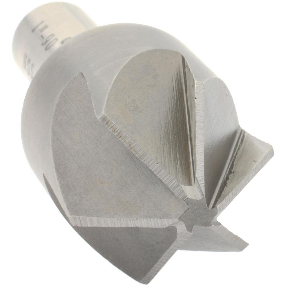 Value Collection Countersink: 1" Head Dia, 90.00 deg Included Angle, 6 Flute, High-Speed Steel, Right Hand Cut - SC2090100