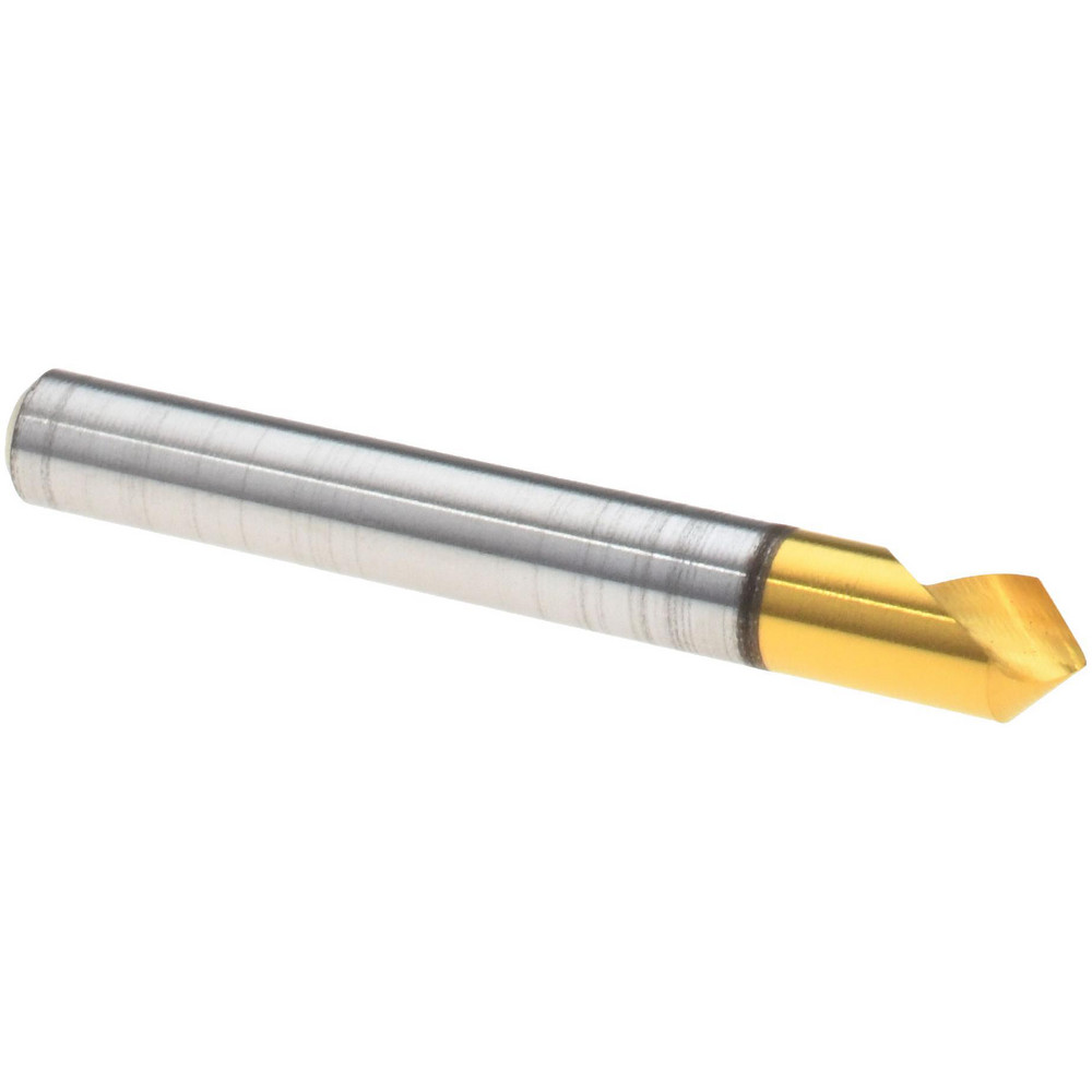 Melin Tool Countersink: 1/2" Head Dia, 82.00 deg Included Angle, 4 Flute, High-Speed Steel, Right Hand Cut - 18773