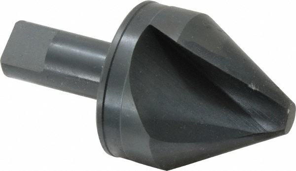 Value Collection Countersink: 2" Head Dia, 60.00 deg Included Angle, 1 Flute, High-Speed Steel, Right Hand Cut - SC1060200