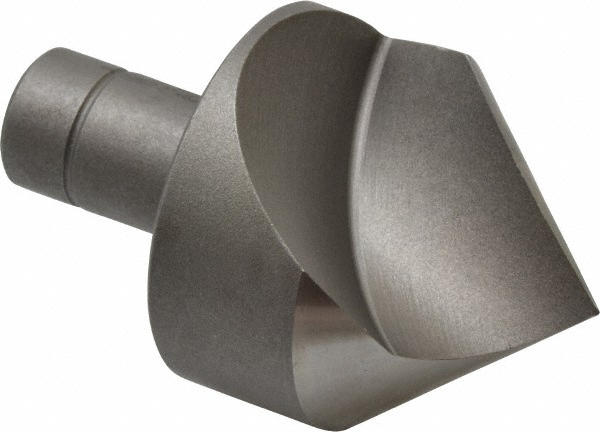 Value Collection Countersink: 2" Head Dia, 60.00 deg Included Angle, 1 Flute, High-Speed Steel, Right Hand Cut - SC1060200