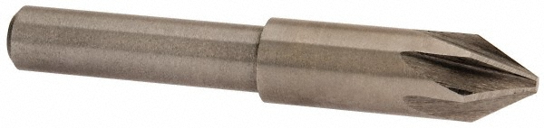 Value Collection Countersink: 5/16" Head Dia, 60.00 deg Included Angle, 6 Flute, Cobalt Steel, Right Hand Cut - SC2160020