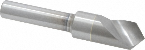 Hertel Countersink: 3/8" Head Dia, 100.00 deg Included Angle, 1 Flute, Solid Carbide, Right Hand Cut - 331-005080