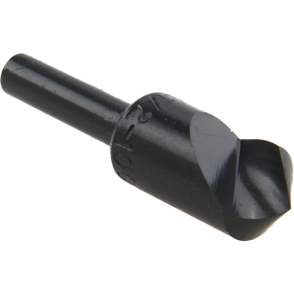 Hertel Countersink: 3/8" Head Dia, 100.00 deg Included Angle, 1 Flute, Solid Carbide, Right Hand Cut - 331-005080