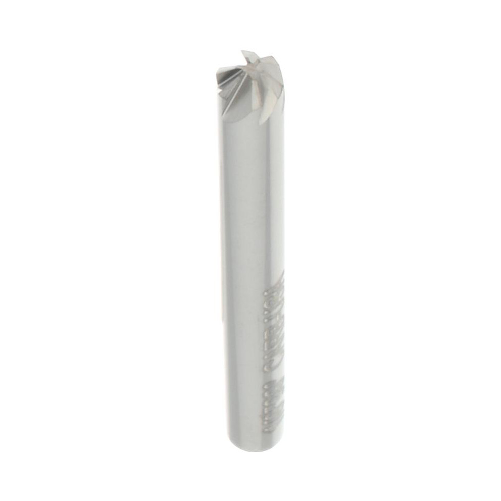 Hertel Countersink: 1/8" Head Dia, 90.00 deg Included Angle, 6 Flute, Solid Carbide, Right Hand Cut - 336-001070