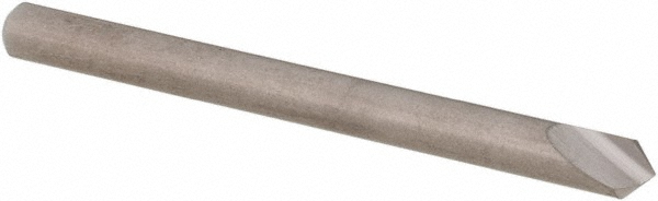 Hertel Countersink: 1/8" Head Dia, 90.00 deg Included Angle, 6 Flute, Solid Carbide, Right Hand Cut - 336-001070