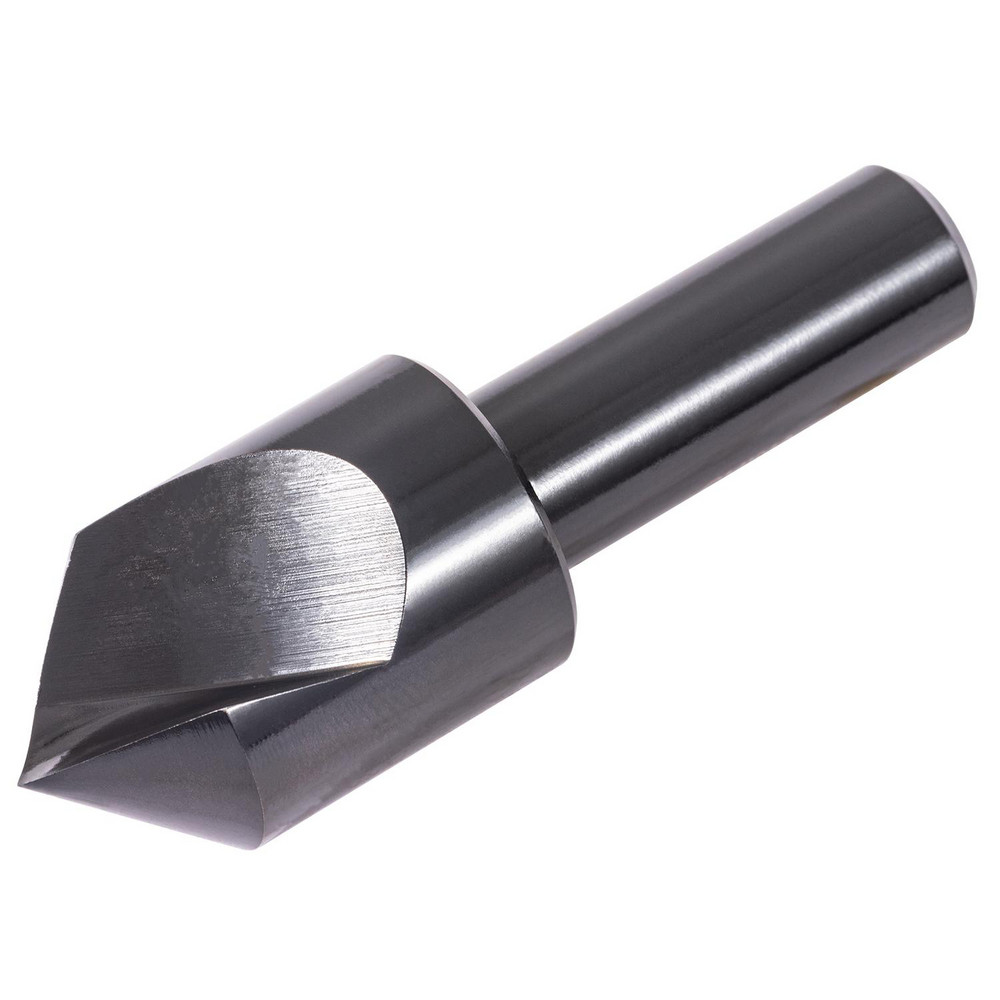 Hertel Countersink: 7/8" Head Dia, 90.00 deg Included Angle, 1 Flute, High-Speed Steel, Right Hand Cut - GX89339519
