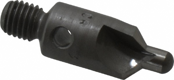 Made in USA 2-1/2" OAL, 3/8" Head Dia, 3 Flute, 100° Incl Angle, Integral Pilot, Adjustable Stop Countersink - 150-3-100-.1562