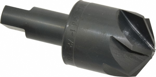 Hertel Countersink: 1-1/2" Head Dia, 120.00 deg Included Angle, 4 Flute, High-Speed Steel - GX89330740