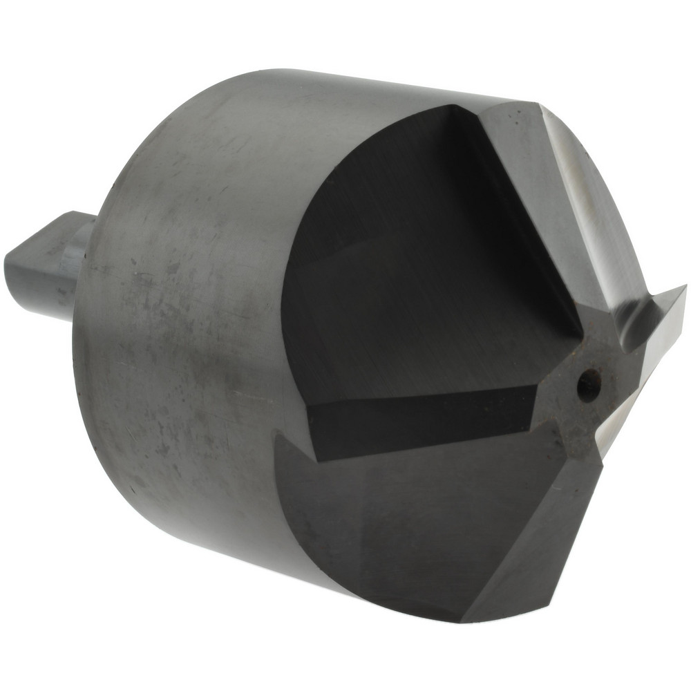 Hertel Countersink: 3" Head Dia, 120.00 deg Included Angle, 4 Flute, High-Speed Steel - GX89330146