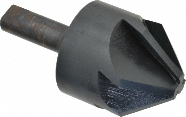 Hertel Countersink: 3" Head Dia, 120.00 deg Included Angle, 4 Flute, High-Speed Steel - GX89330146