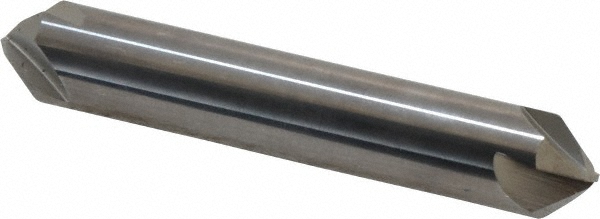 Hertel Countersink: 1/2" Head Dia, 82.00 deg Included Angle, 4 Flute, Solid Carbide, Right Hand Cut - 334-306060