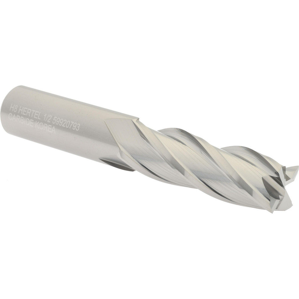 Accupro Chamfer Mill: 3/8" Dia, 3/8" Shank Dia, 90 deg, 4 Flute, Solid Carbide, Double End - 2500003