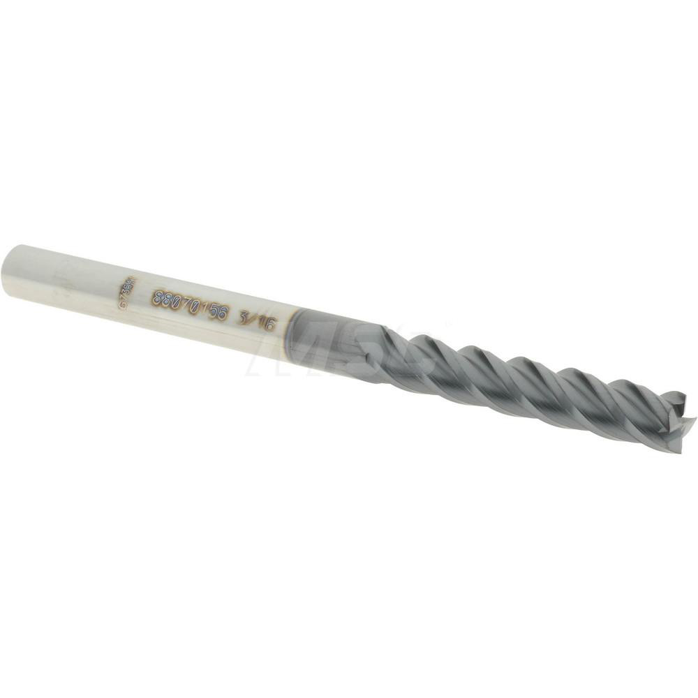 Harvey Tool Chamfer Mill: 1/32" Dia, 1/8" Shank Dia, 90 deg, 2 Flute, Solid Carbide, Single End - 56845-C3