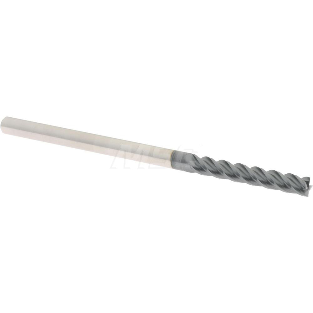 Harvey Tool Chamfer Mill: 1/32" Dia, 1/8" Shank Dia, 90 deg, 2 Flute, Solid Carbide, Single End - 56845-C3