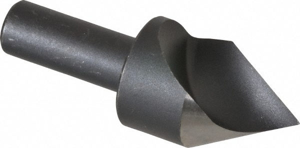 Cleveland Countersink: 1" Head Dia, 60.00 deg Included Angle, 1 Flute, High-Speed Steel, Right Hand Cut - C46130
