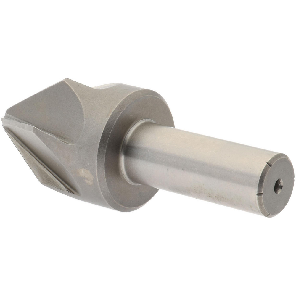 Value Collection Countersink: 1" Head Dia, 60.00 deg Included Angle, 6 Flute, High-Speed Steel, Right Hand Cut - SC2060100