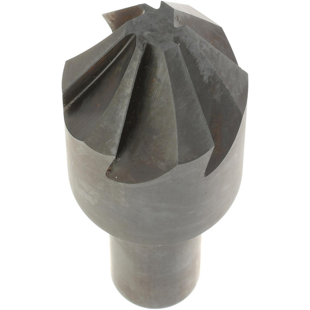 Hertel Countersink: 7/8" Head Dia, 60.00 deg Included Angle, 6 Flute, High-Speed Steel, Right Hand Cut - GX89331250