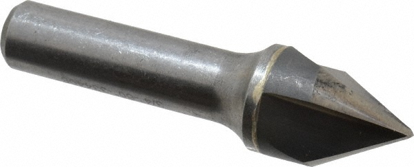 Hertel Countersink: 3/4" Head Dia, 60.00 deg Included Angle, 3 Flute, Solid Carbide, Right Hand Cut - 333-008550