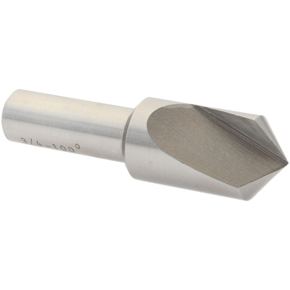 Value Collection Countersink: 3/4" Head Dia, 100.00 deg Included Angle, 1 Flute, High-Speed Steel, Right Hand Cut - SC10100048