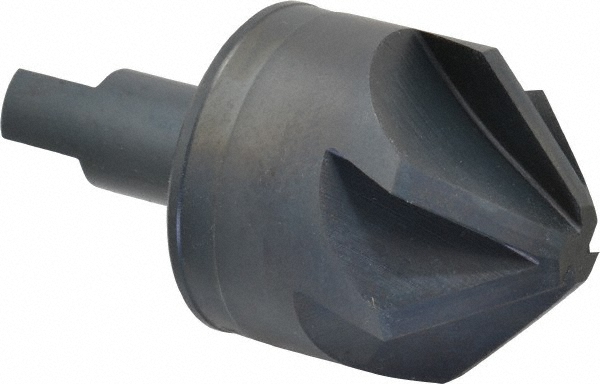 Hertel Countersink: 2" Head Dia, 120.00 deg Included Angle, 1 Flute, High-Speed Steel, Right Hand Cut - GX89339675