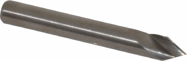 Made in USA Countersink: 3/16" Head Dia, 60.00 deg Included Angle, 5 Flute, Solid Carbide, Right Hand Cut - 1102