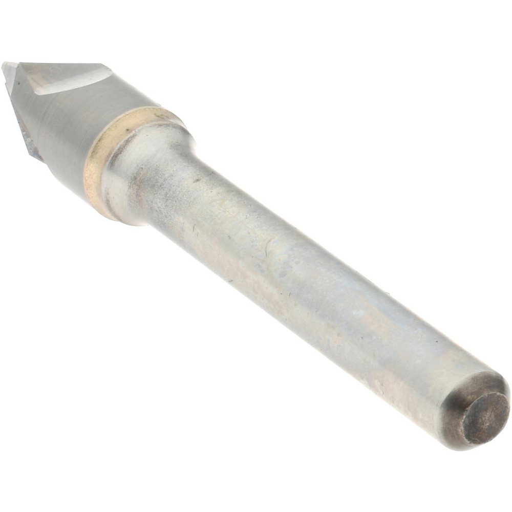 Hertel Countersink: 3/8" Head Dia, 60.00 deg Included Angle, 3 Flute, Solid Carbide, Right Hand Cut - 333-005050