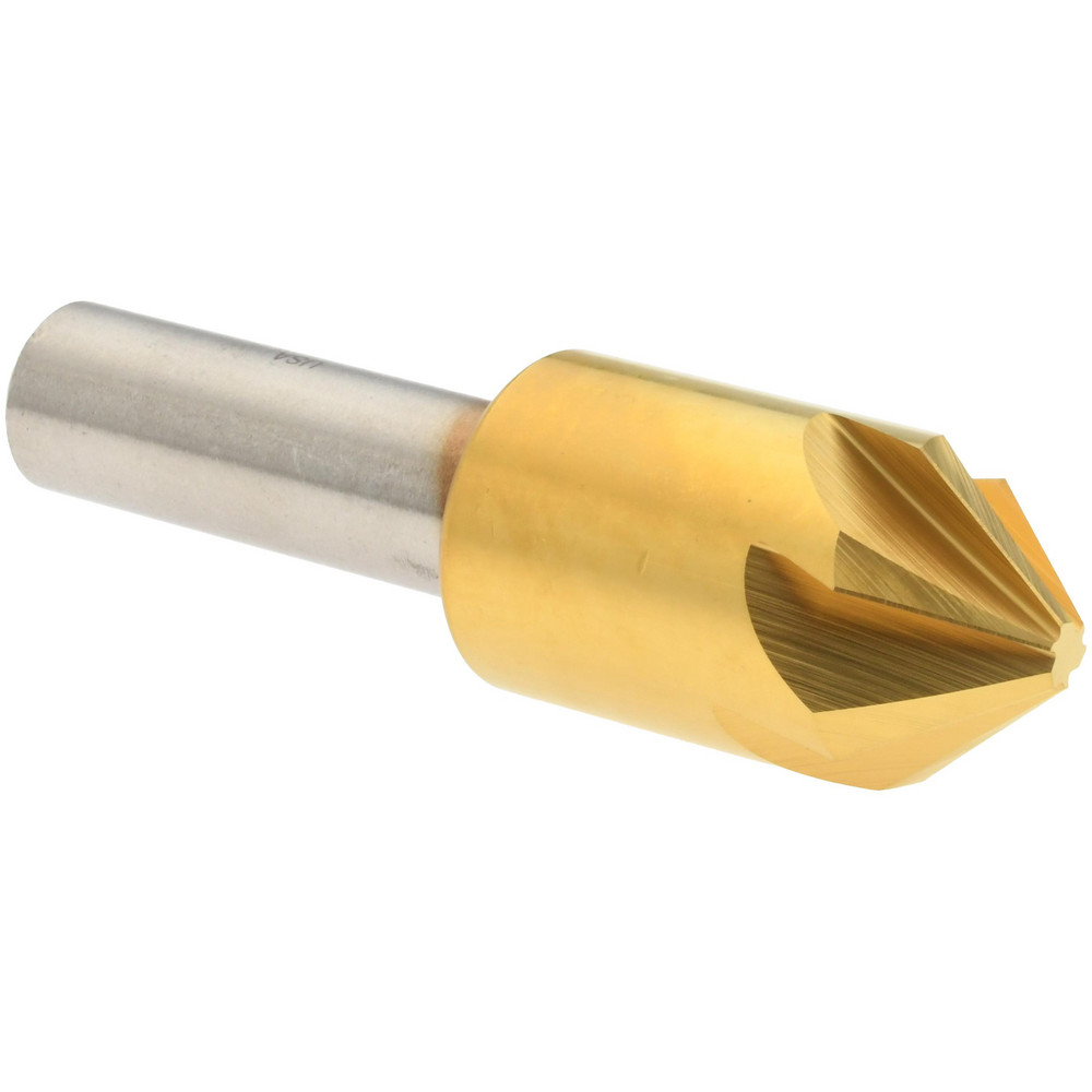 Melin Tool Countersink: 3/16" Head Dia, 90.00 deg Included Angle, 1 Flute, Solid Carbide, Right Hand Cut - 18415