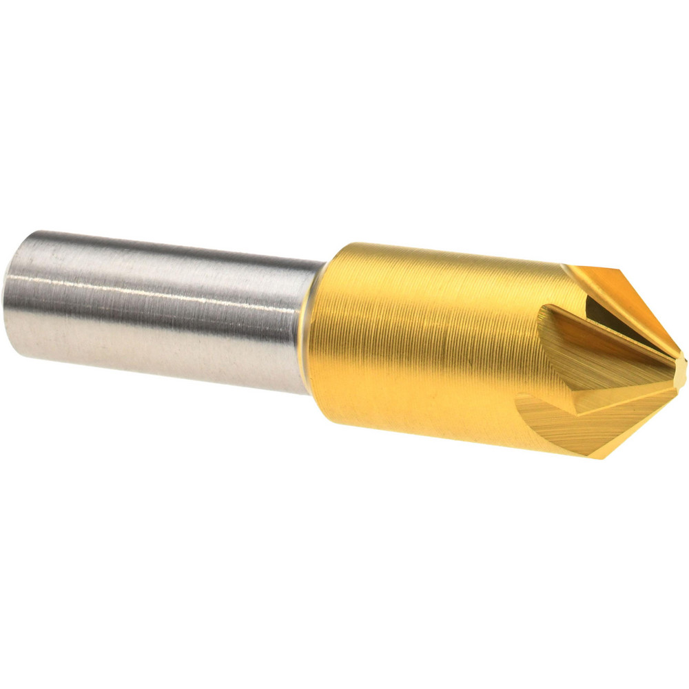 Melin Tool Countersink: 3/16" Head Dia, 90.00 deg Included Angle, 1 Flute, Solid Carbide, Right Hand Cut - 18415