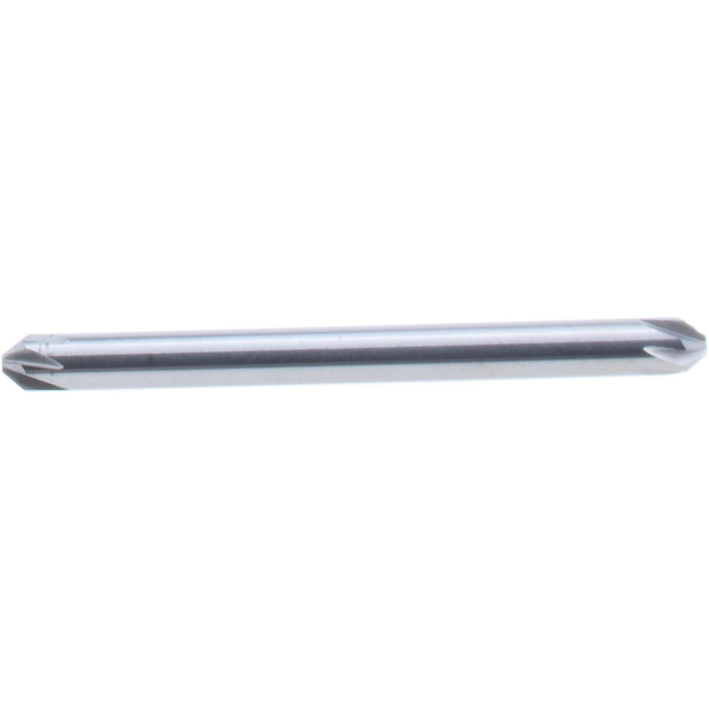 Hertel Countersink: 1/8" Head Dia, 82.00 deg Included Angle, 6 Flute, Solid Carbide, Right Hand Cut - 336-201060