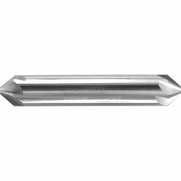 Hertel Countersink: 1/8" Head Dia, 82.00 deg Included Angle, 6 Flute, Solid Carbide, Right Hand Cut - 336-201060