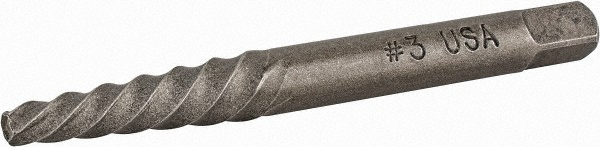 Cleveland Countersink: 1/2" Head Dia, 120.00 deg Included Angle, 1 Flute, High-Speed Steel, Right Hand Cut - C46118
