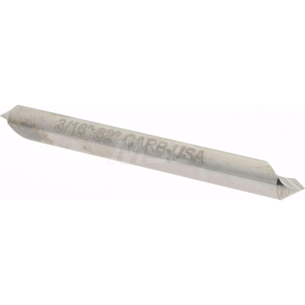 M.A. Ford® Countersink: 3/16" Head Dia, 82.00 deg Included Angle, 1 Flute, Solid Carbide, Right Hand Cut - 60018702