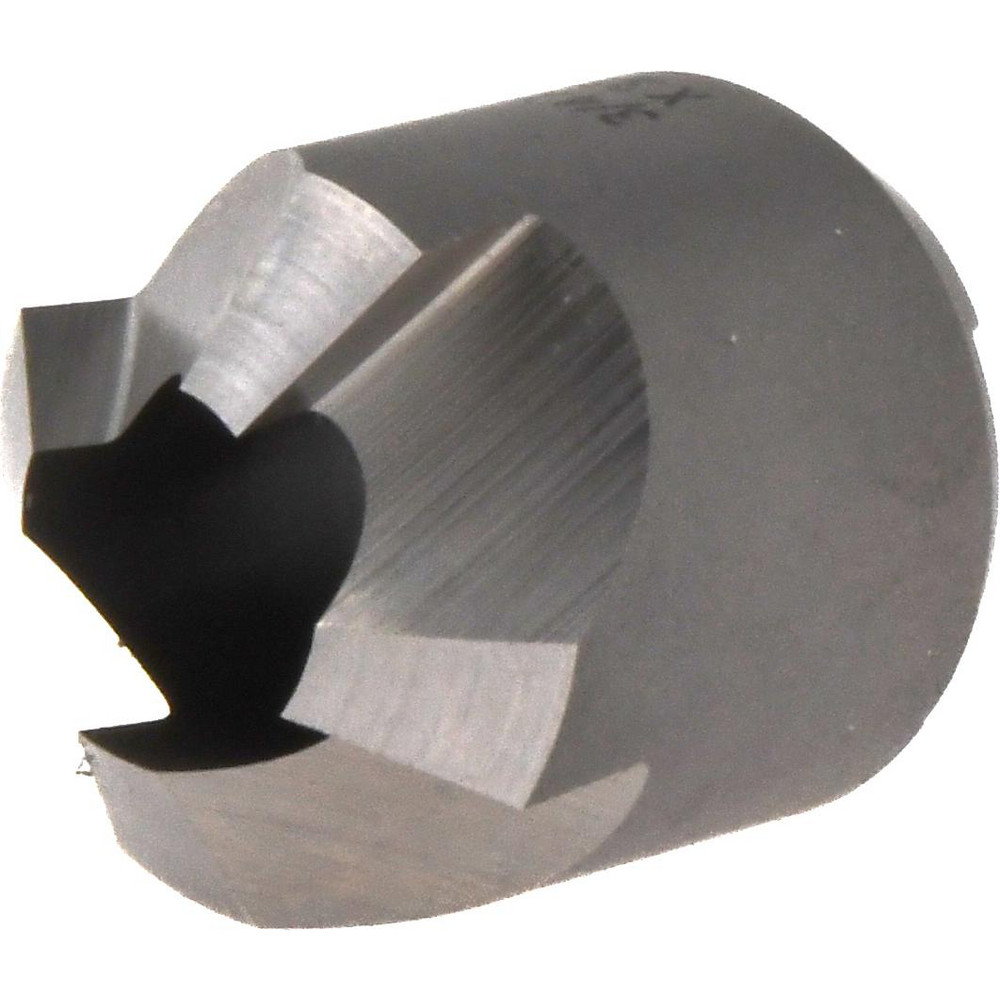 Made in USA 4 Flutes, 3/4" Cutter Head Dia, 3/8" Pilot Hole Dia, High Speed Steel Reverse Countersink - 180-9L