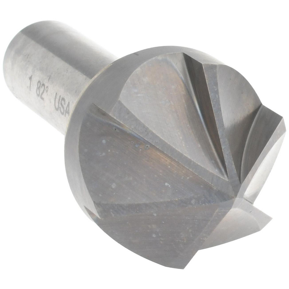 Titan USA Countersink: 1" Head Dia, 82.00 deg Included Angle, 6 Flute, Solid Carbide, Right Hand Cut - CS36764