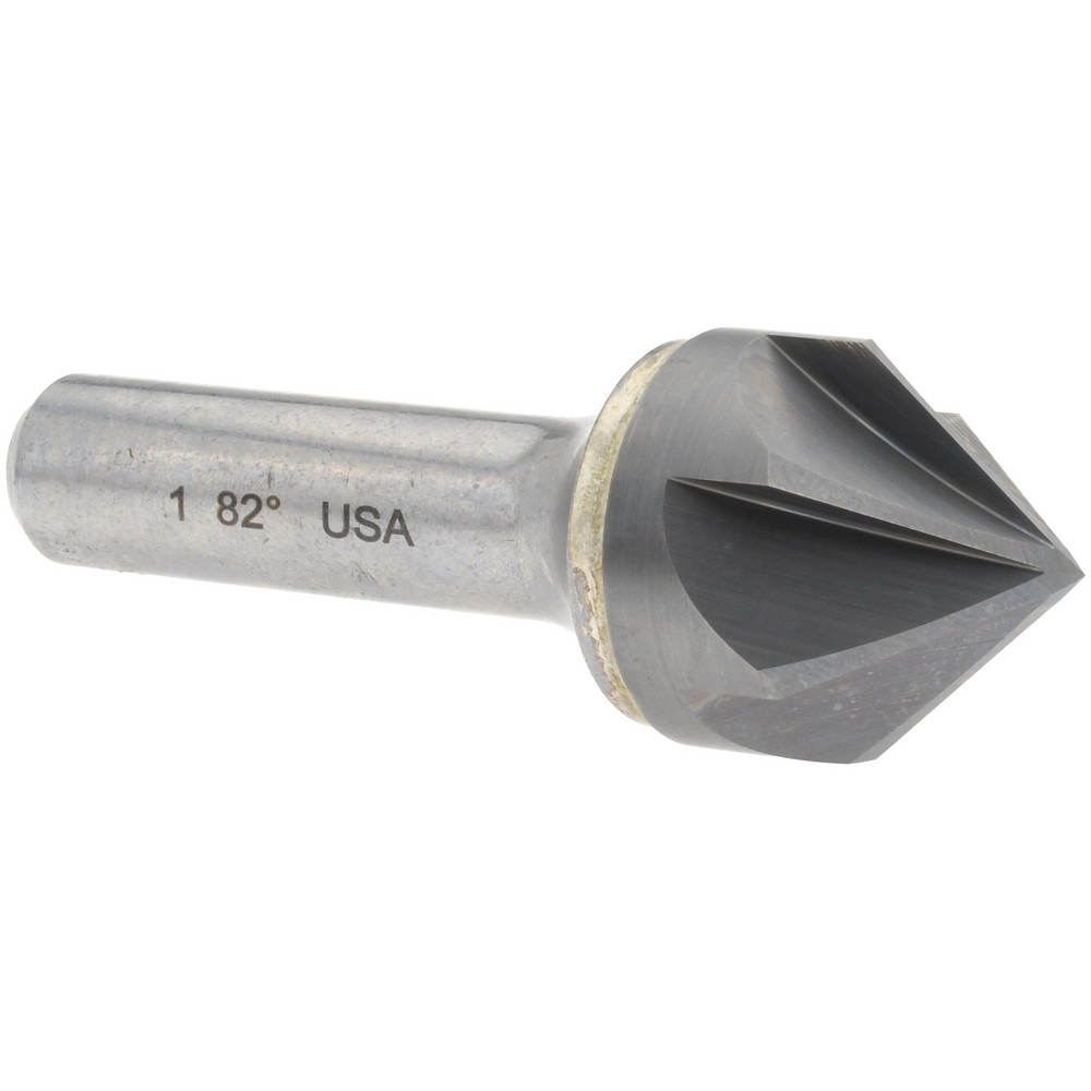 Titan USA Countersink: 1" Head Dia, 82.00 deg Included Angle, 6 Flute, Solid Carbide, Right Hand Cut - CS36764