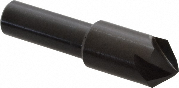 Hertel Countersink: 1/2" Head Dia, 90.00 deg Included Angle, 4 Flute, High-Speed Steel, Right Hand Cut - GX89336176