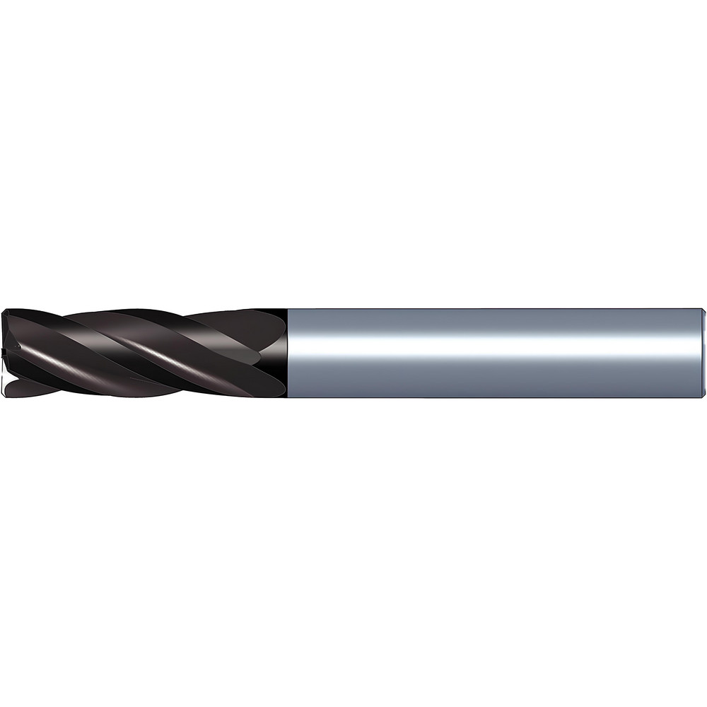 Accupro Chamfer Mill: 1/4" Dia, 1/4" Shank Dia, 100 deg, 3 Flute, Solid Carbide, Single End - E599943866