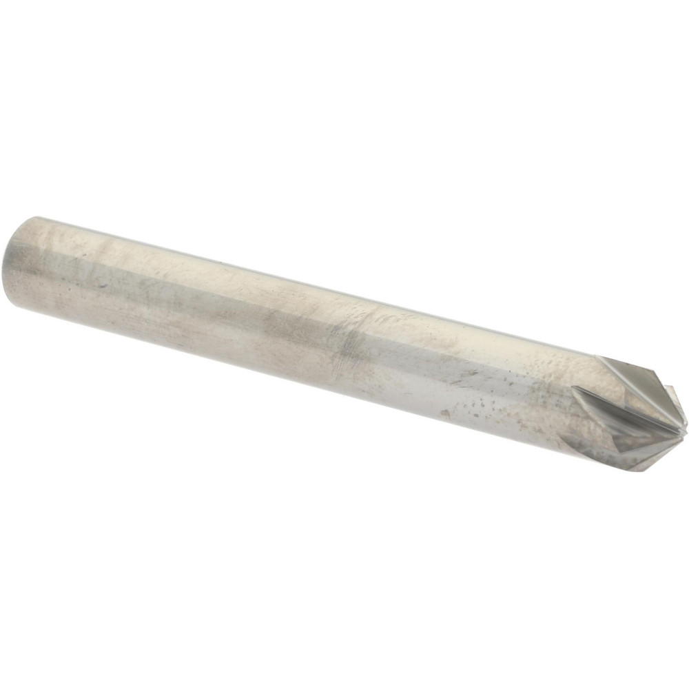 OSG Countersink: 1/4" Head Dia, 90.00 deg Included Angle, 6 Flute, Solid Carbide, Right Hand Cut - 706-2500-090